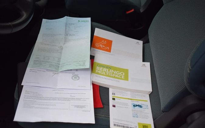 Citroen Berlingo cena 42500 przebieg: 165000, rok produkcji 2017 z Bełżyce małe 497